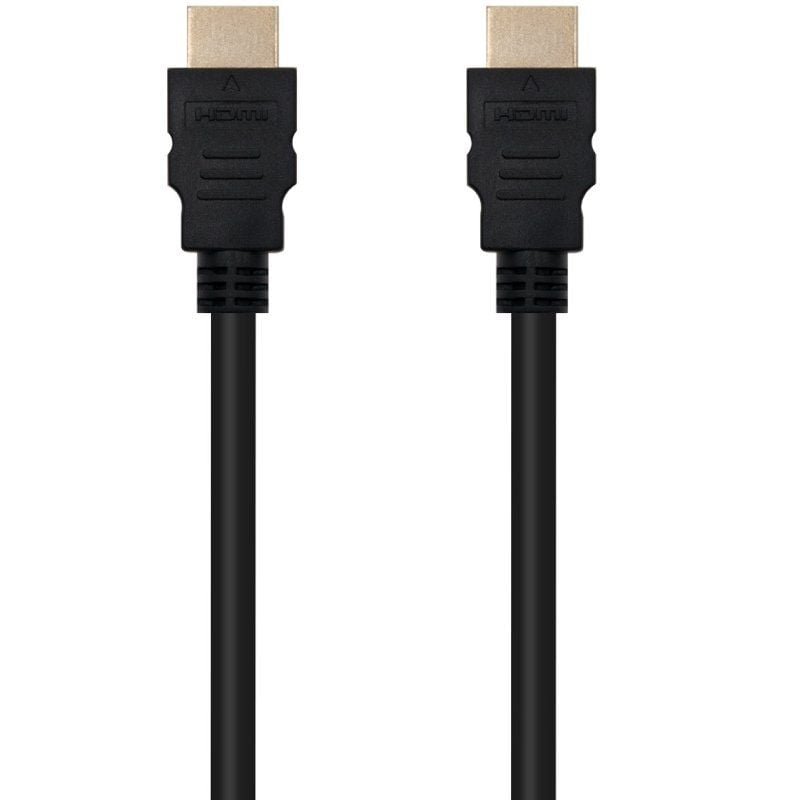 Cable HDMI 2.0 4K Nanocable 10.15.3801/ HDMI Macho - HDMI Macho/ 1m/ Negro - изображение 2