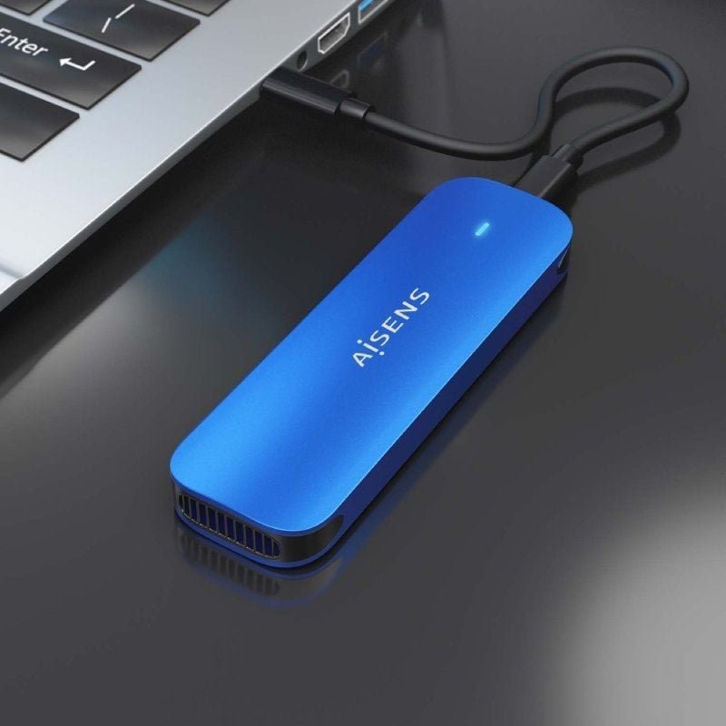 Caja Externa para Disco SSD M.2 NVMe Aisens ASM2-026BLU/ USB 3.2/ Sin tornillos - изображение 5