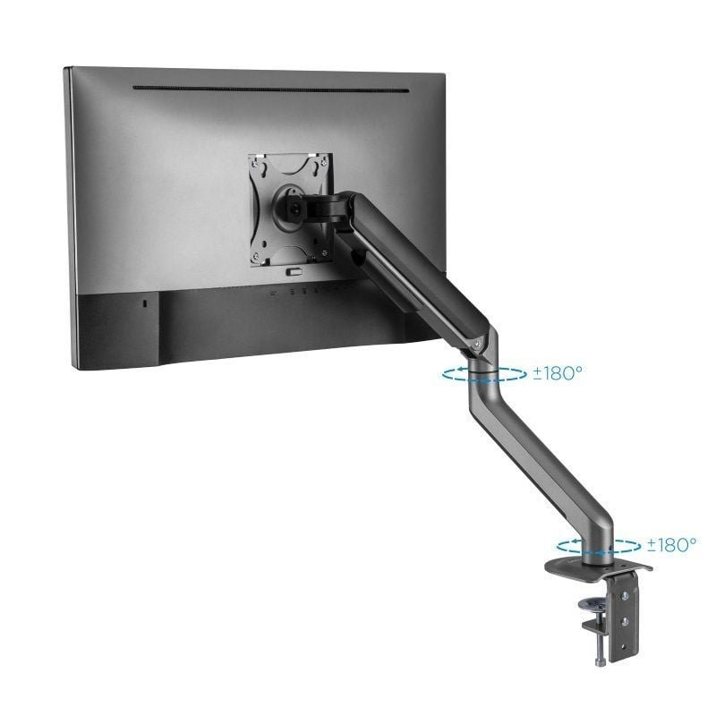 Soporte de Mesa para Monitor TooQ DB4032TNR-G/ Giratorio/ Inclinable/ hasta 9kg - изображение 4