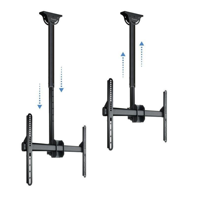 Soporte de Techo Giratorio/ Inclinable/ Nivelable TooQ LPCE1170TSLI-B para TV de 37-70"/ hasta 50kg - изображение 2