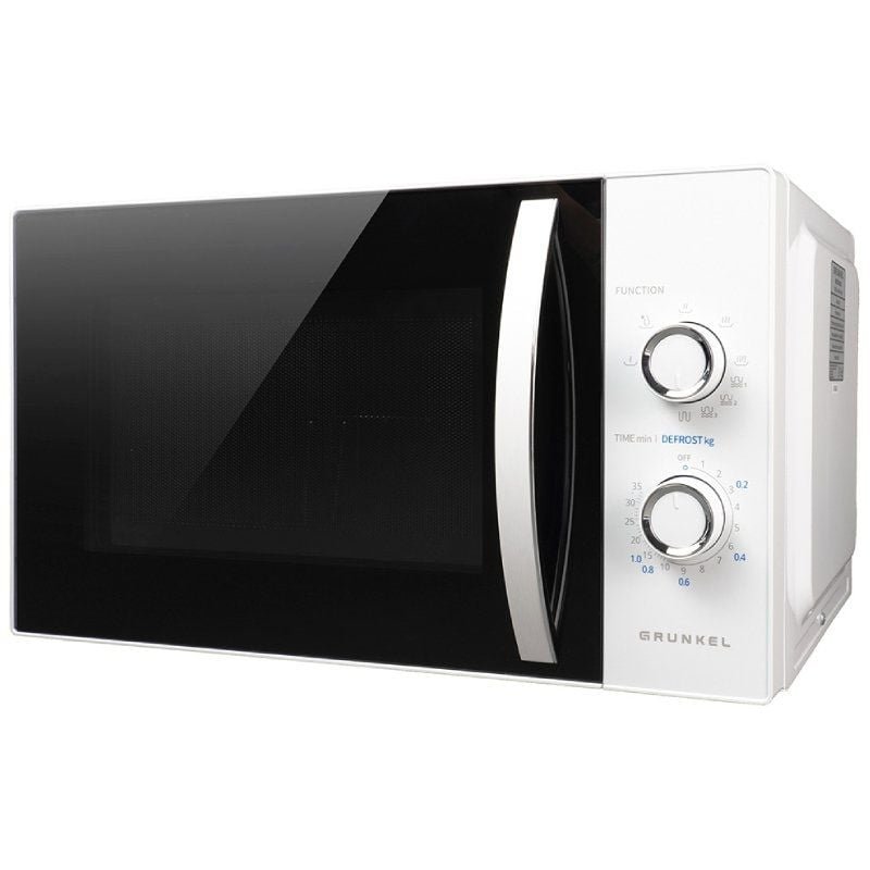 Microondas Grunkel MWG-25MA/ 800W/ Capacidad 25L/ Función Grill/ Blanco