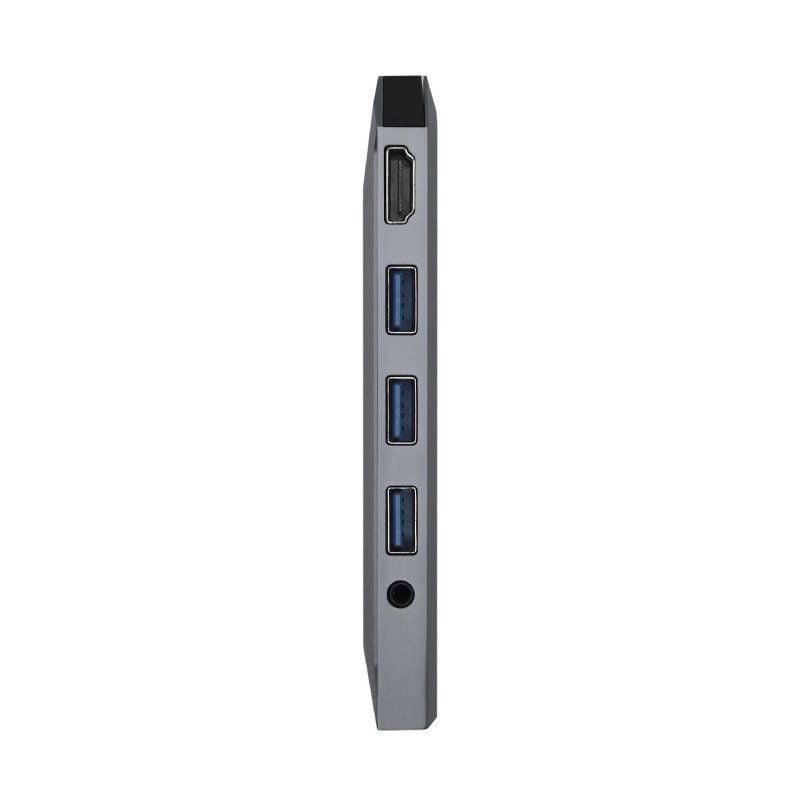 Docking USB Tipo-C Aisens ASUC-9P001-GR/ 1xHDMI/ 3xUSB/ 1xRJ45/ 1xAudio/ 1xLector Tarjetas / 1xUSB Tipo-C PD/ Gris - изображение 3