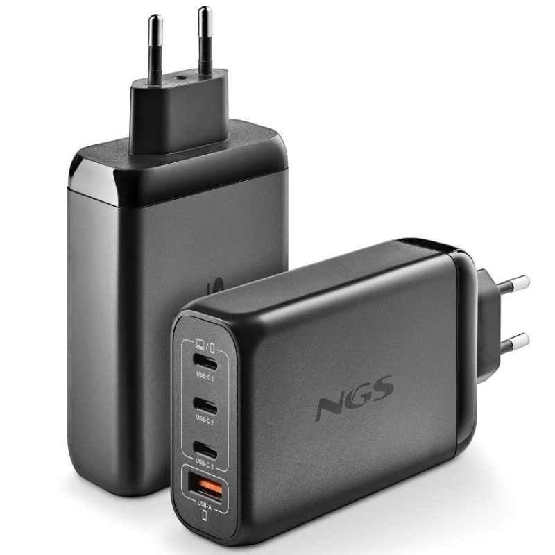Cargador de Portátil GaN NGS BUD 140W/ 140W/ Automático/ Voltaje 5-21V - изображение 2