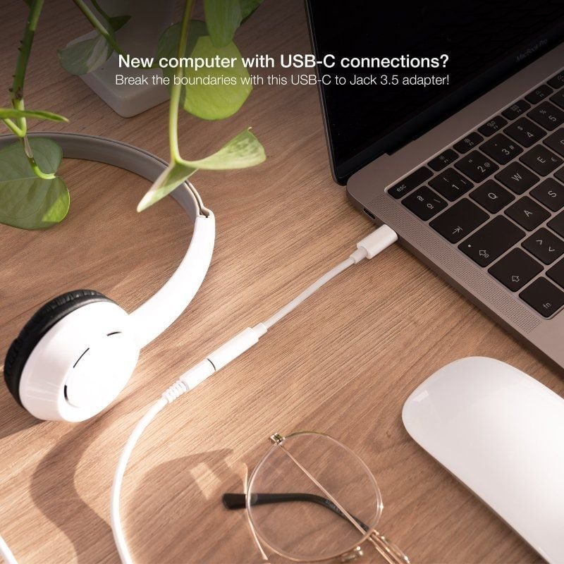 Conversor USB Tipo-C Nanocable 10.24.1205-W/ USB Tipo-C Macho - Jack 3.5 Hembra - изображение 4