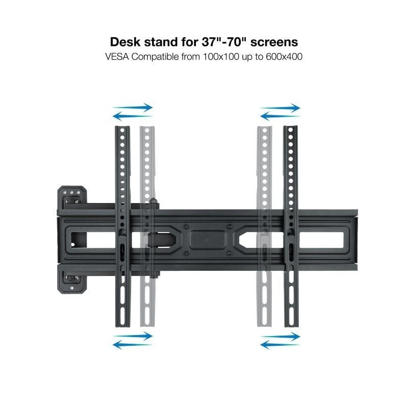Soporte de Pared Giratorio/ Inclinable/ Nivelable TooQ LP7863TN-B para TV de 37-70"/ hasta 35kg - изображение 2