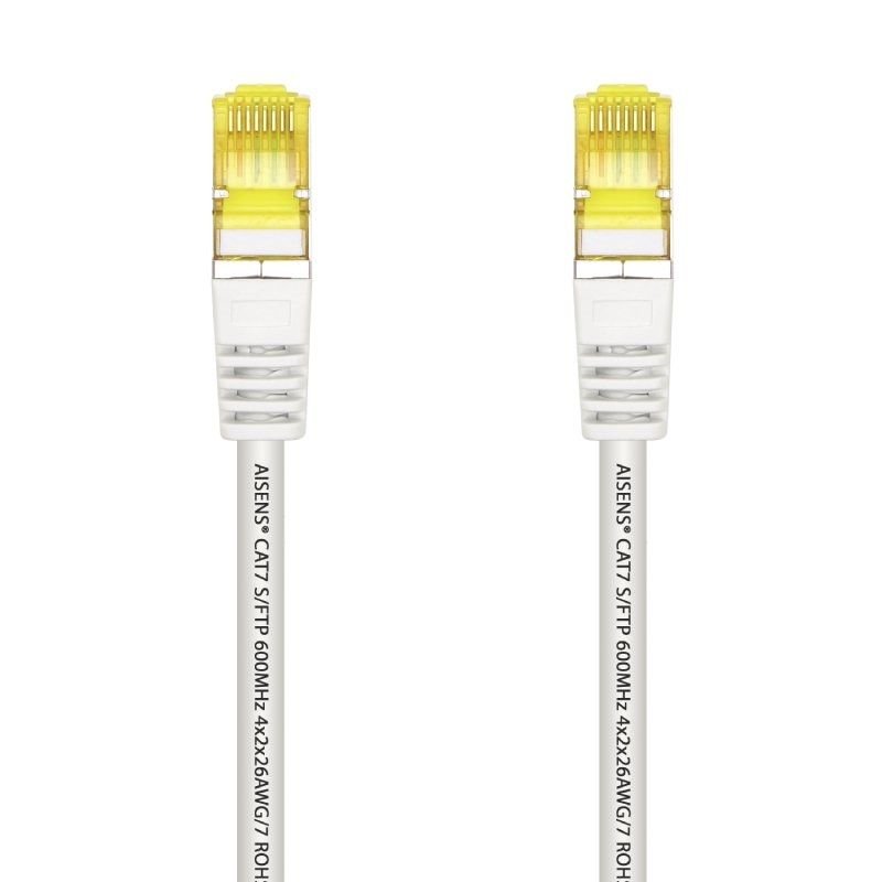 Cable de Red RJ45 SFTP Aisens A146-0488 Cat.7/ 25cm/ Blanco - изображение 3