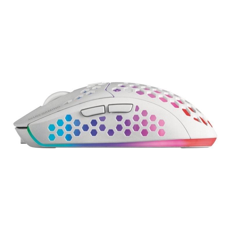 Ratón Gaming Inalámbrico Mars Gaming MMW3W/ Batería recargable/ Hasta 3200 DPI/ Blanco - изображение 3