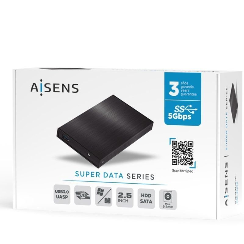 Caja Externa para Disco Duro de 2.5" Aisens ASE-2523B/ USB 3.0 - изображение 5
