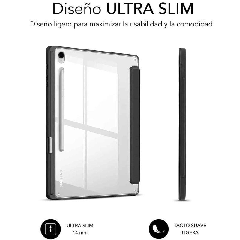 Funda Subblim Clear Shock para Tablet Samsung S9 11"/ S9 FE 10.9"/ Negra - изображение 2
