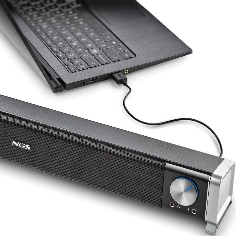 Barra de Sonido con Bluetooth NGS Subway/ 40W/ 2.0/ Negra - изображение 4