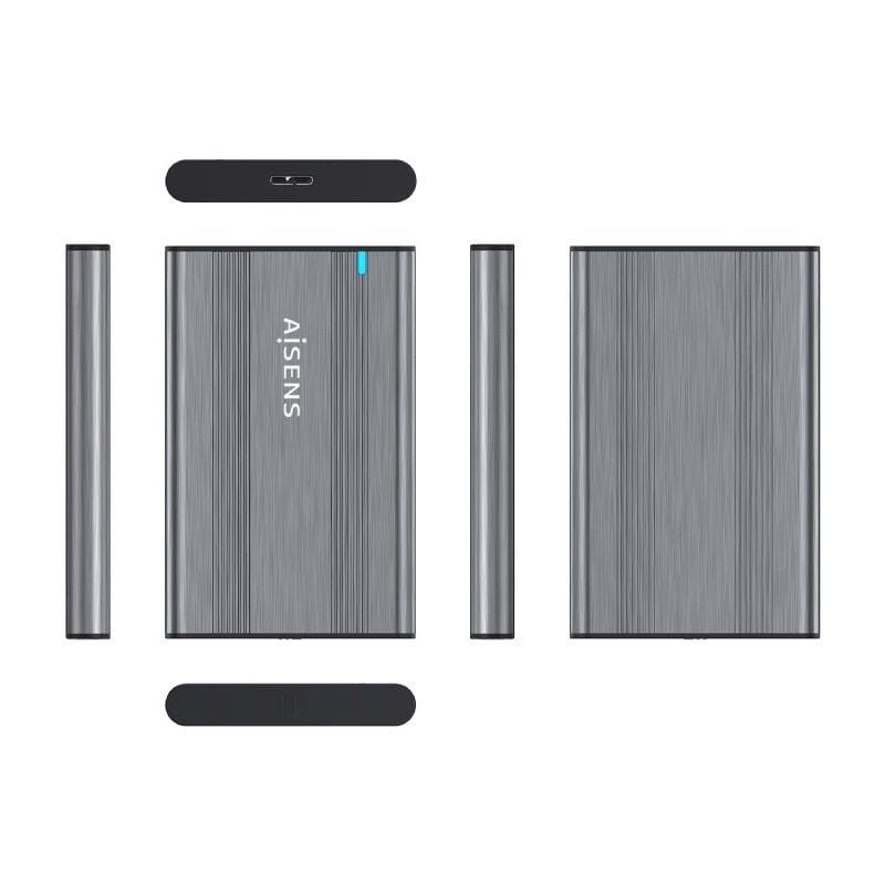 Caja Externa para Disco Duro de 2.5" Aisens ASE-2526GR/ USB 3.1/ Sin tornillos - изображение 3
