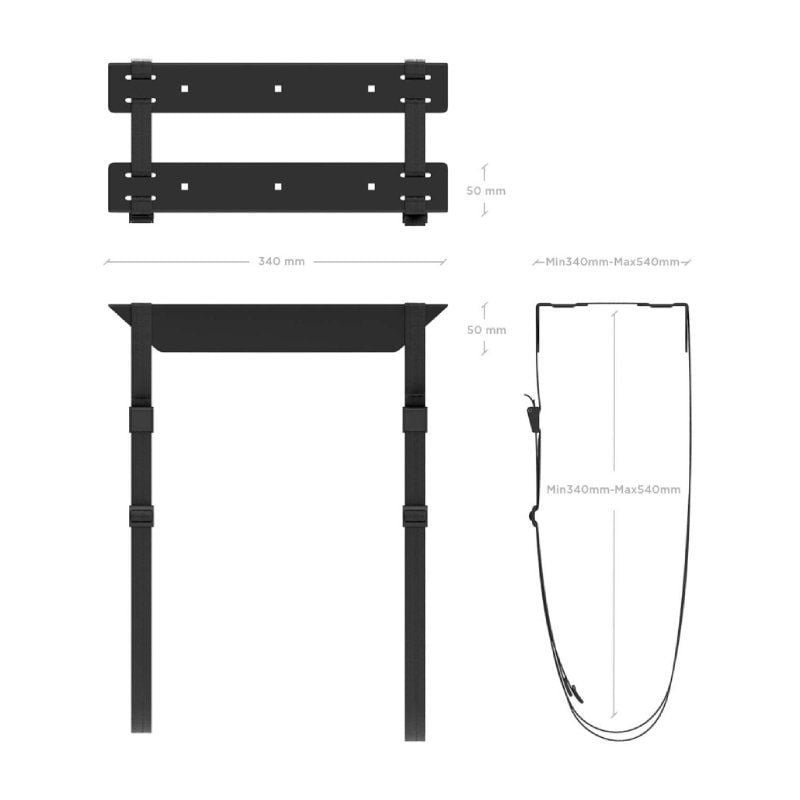 Soporte Bajo Mesa Aisens MPC07-209 para PC/ hasta 10kg - изображение 3