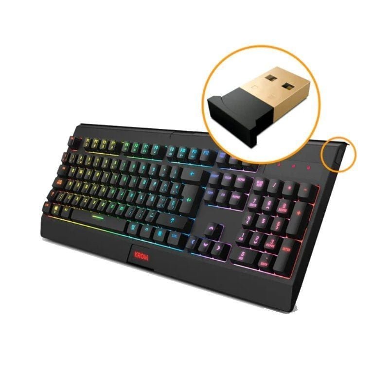 Pack Gaming Krom Kabala/ Teclado + Ratón Inalámbricos - изображение 3
