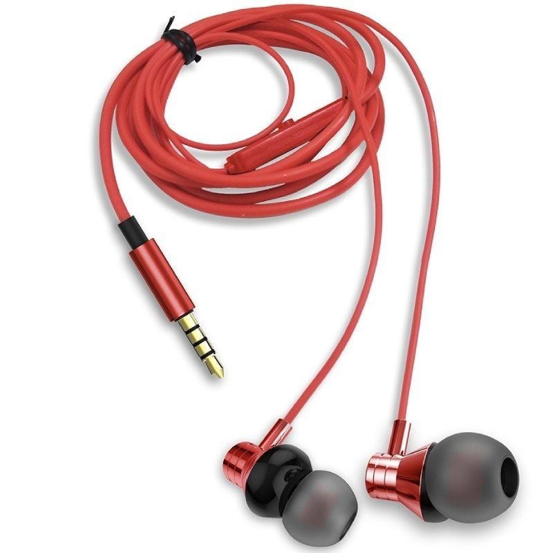 Auriculares Intrauditivos Aiwa ESTM-50RD/ con Micrófono/ Jack 3.5/ Rojos - изображение 2