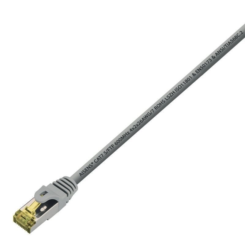 Cable de Red RJ45 S/FTP Aisens A146-0337 Cat.7/ 5m/ Gris - изображение 2