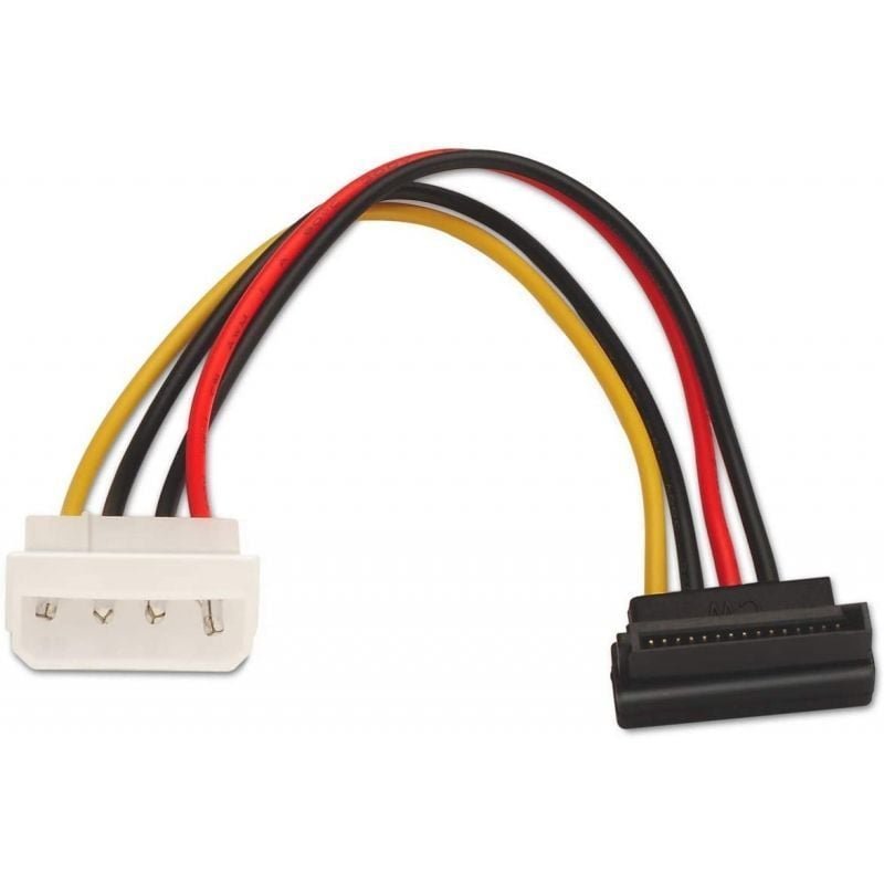 Cable Alimentación SATA Aisens A131-0160/ Molex 4 PIN Macho - SATA Hembra/ Hasta 54W/ 16cm - изображение 2