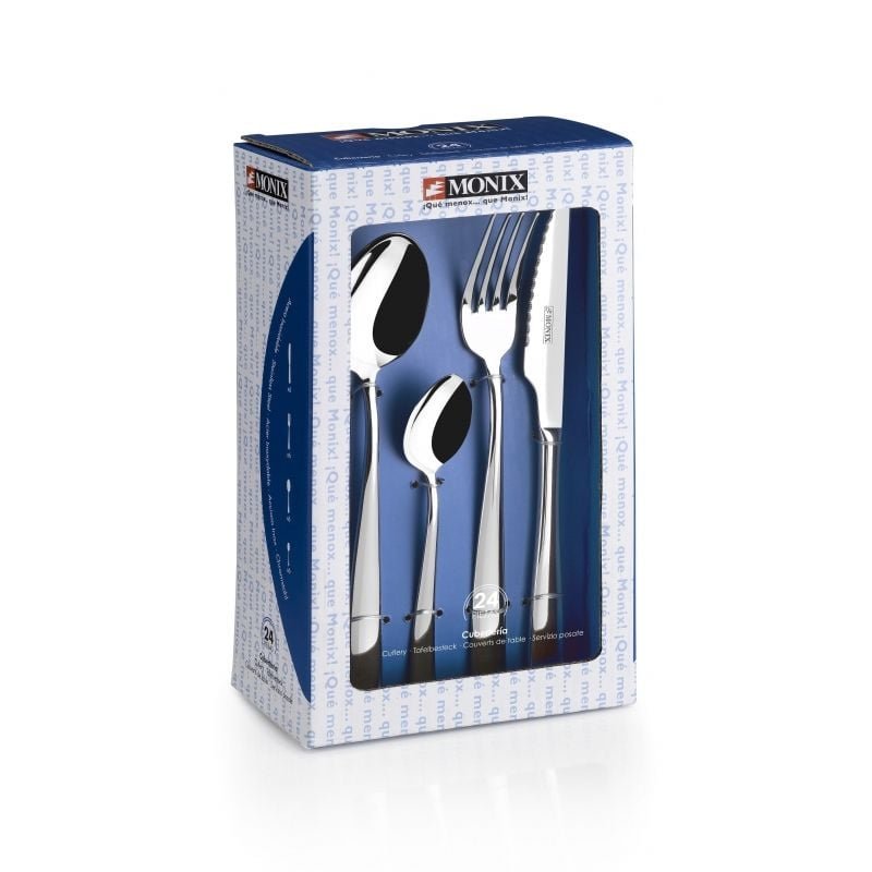 Pack 24 Cubiertos Monix M202974/ Acero inoxidable - изображение 4