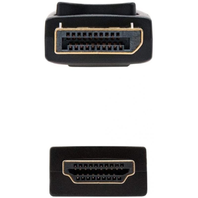 Cable DisplayPort Nanocable 10.15.4305/ DisplayPort Macho - HDMI Macho/ 5m/ Negro - изображение 3