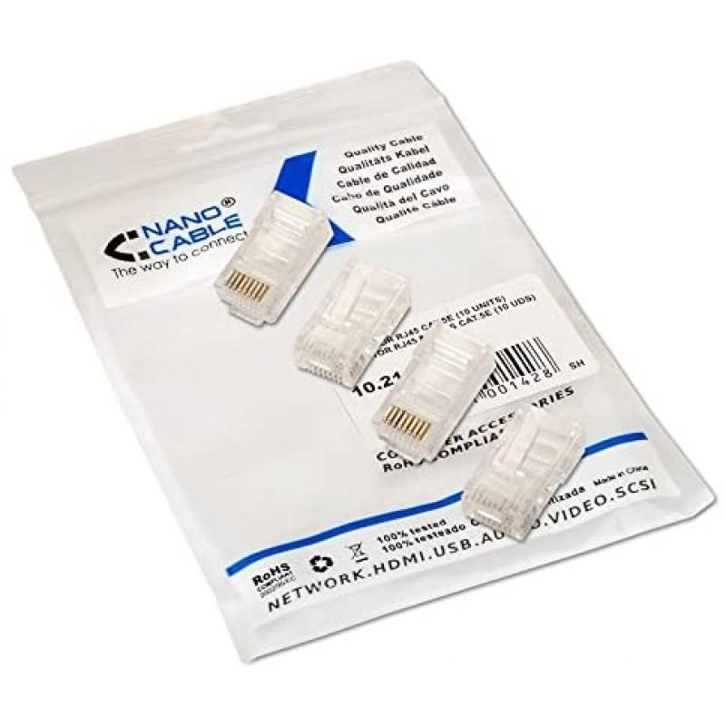 Conector RJ45 Nanocable 10.21.0101/ Cat.5e/ 10 uds - изображение 2