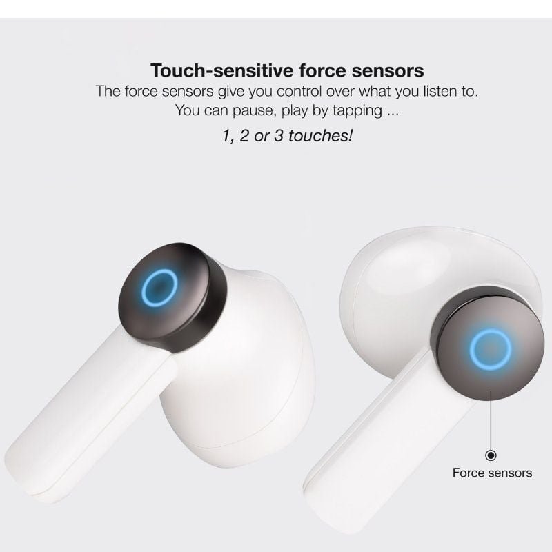Auriculares Bluetooth TooQ Bender TQBWH-0031W con estuche de carga/ Autonomía 4h/ Blancos - изображение 4