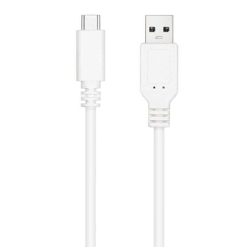 Cable USB 2.0 Nanocable 10.01.2101-L150-W/ USB Tipo-C Macho - USB Macho/ 1.5m/ Blanco - изображение 2