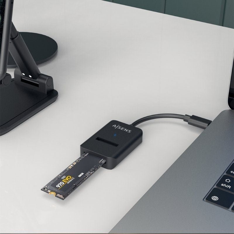 Dock USB Tipo-C para SSD M2 SATA/NVMe Aisens ASUC-M2D011-BK/ Negro - изображение 5