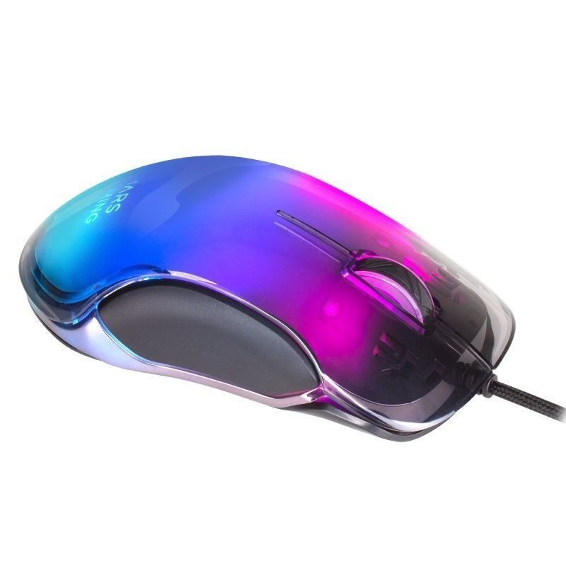 Ratón Gaming Mars Gaming MMGLOW/ Hasta 12800DPI/ Negro - изображение 4