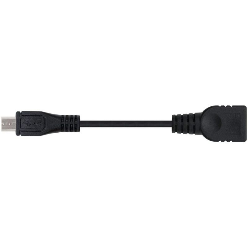 Cable USB 2.0 Nanocable 10.01.3500/ MicroUSB Macho - USB Hembra/ 15cm/ Negro - изображение 2