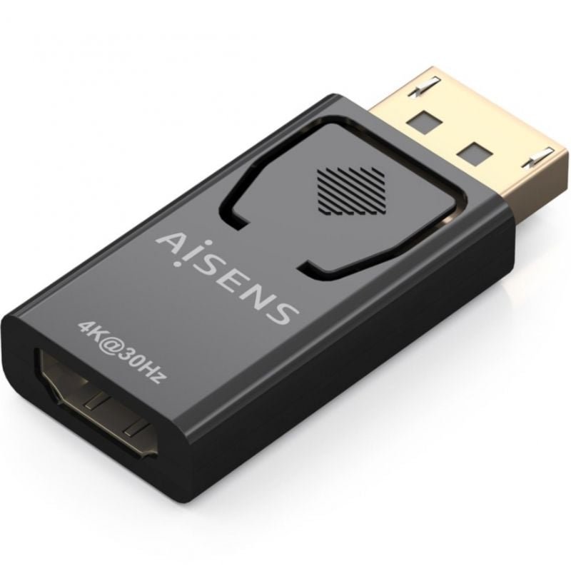 Conversor Aisens A125-0949/ DisplayPort Macho - HDMI Hembra/ Negro