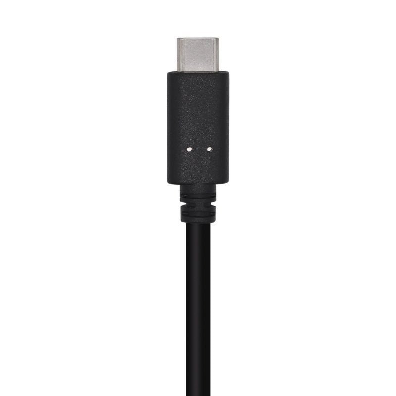 Cable USB 3.1 Tipo-C Aisens A107-0449/ USB Tipo-C Macho - USB Macho/ 50cm/ Negro - изображение 2