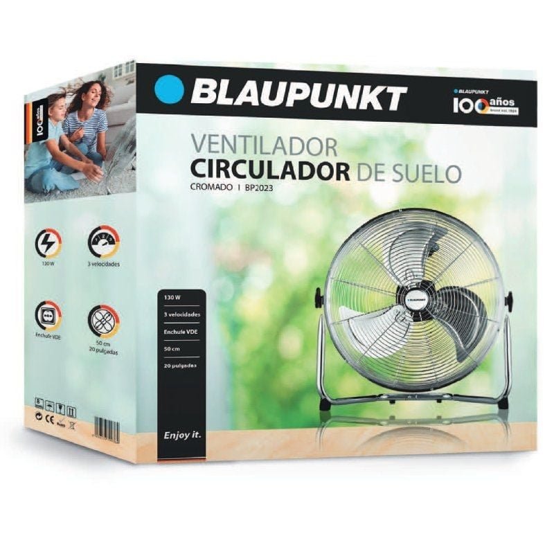 Ventilador de Suelo Blaupunkt Industrial BP2023/ 130W/ Aspas 50cm/ 3 velocidades - изображение 2