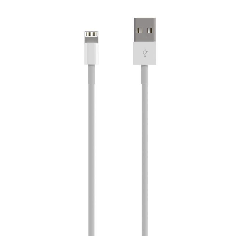 Cable USB 2.0 Lightning Aisens A102-0542/ USB Macho - Lightning Macho/ Hasta 2.5W/ 60Mbps/ 50cm/ Blanco - изображение 2
