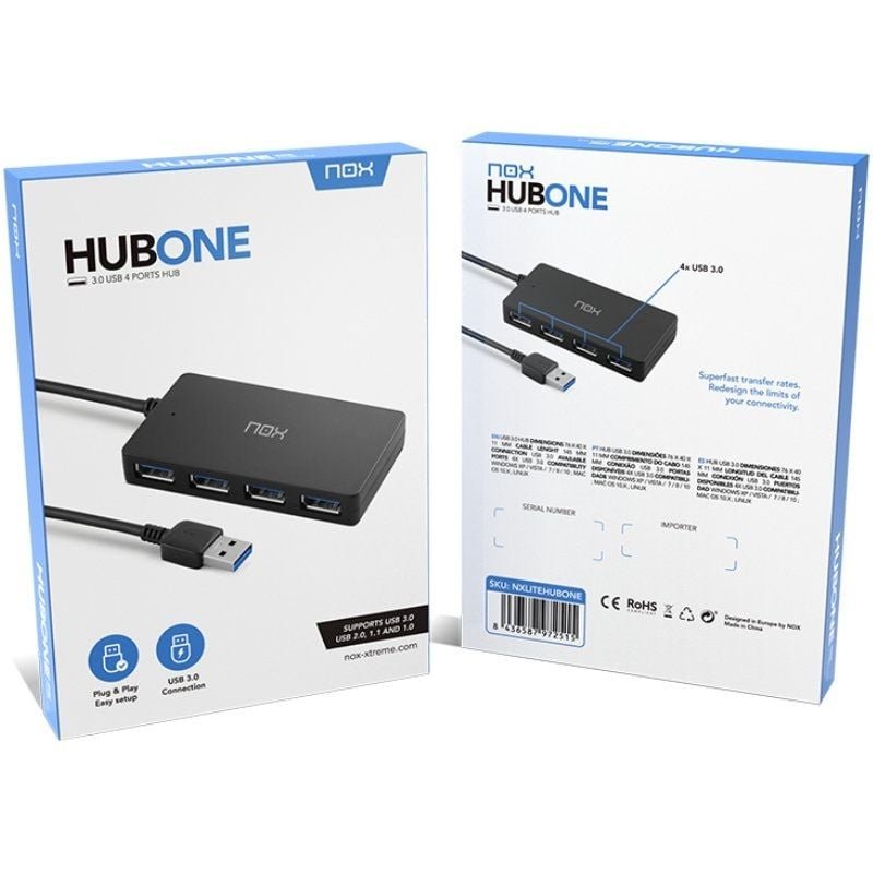 Hub USB 3.0 Nox One/ 4xUSB - изображение 4