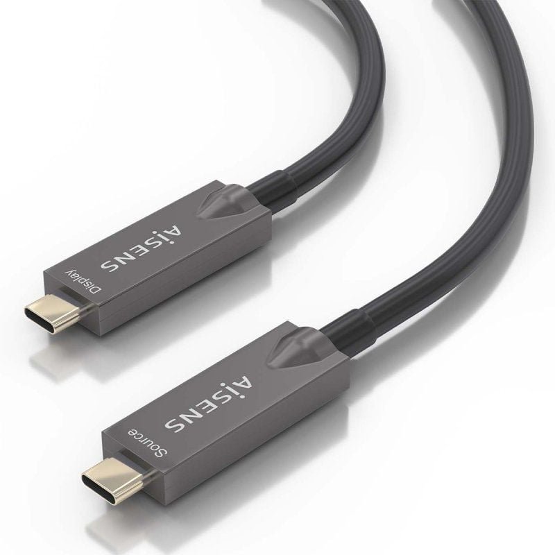 Cable USB 3.1 Tipo-C Aisens AOC A157-0882/ USB Tipo-C Macho - USB Tipo-C Macho/ Hasta 60W/ 10Gbps/ 10m/ Negro - изображение 3