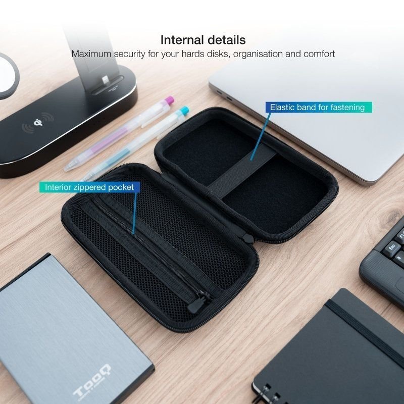 Funda para Disco Externo de 2.5" TooQ TQBC-E2503B/ Negro - изображение 2