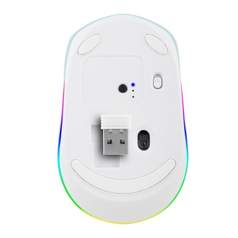 Ratón Inalámbrico por Bluetooth NGS Smog Mint-RB/ Batería recargable/ Hasta 2400 DPI/ Verde Menta - изображение 3