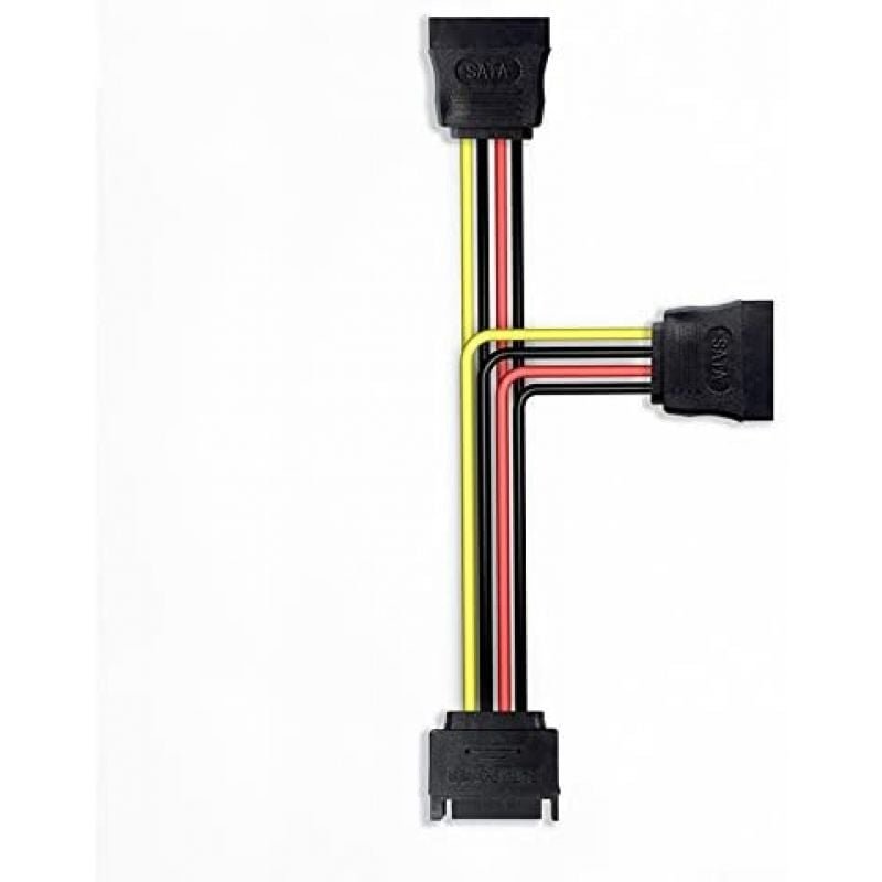 Cable Alimentación Nanocable 10.19.0103/ SATA Macho - 2x SATA Hembra/ 20cm