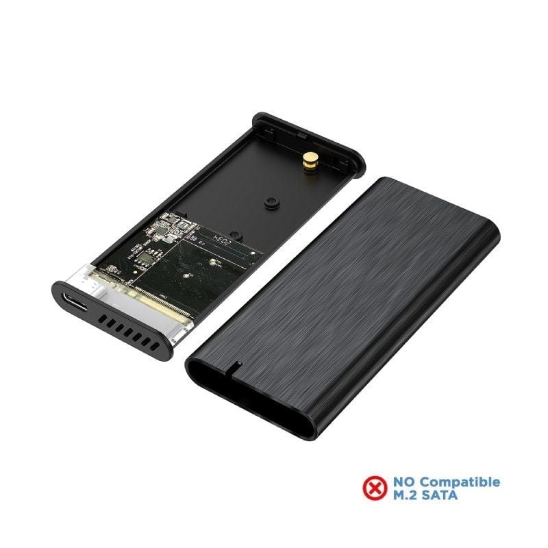 Caja Externa para Disco SSD M.2 NVMe Aisens ASM2-008B/ USB 3.1 Gen2/ Sin Tornillos - изображение 3