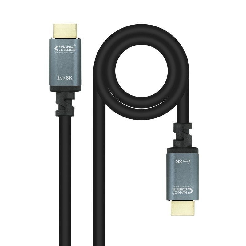 Cable HDMI 2.1 8K Nanocable 10.15.8001-L150/ HDMI Macho - HDMI Macho/ 1.5m/ Negro - изображение 2