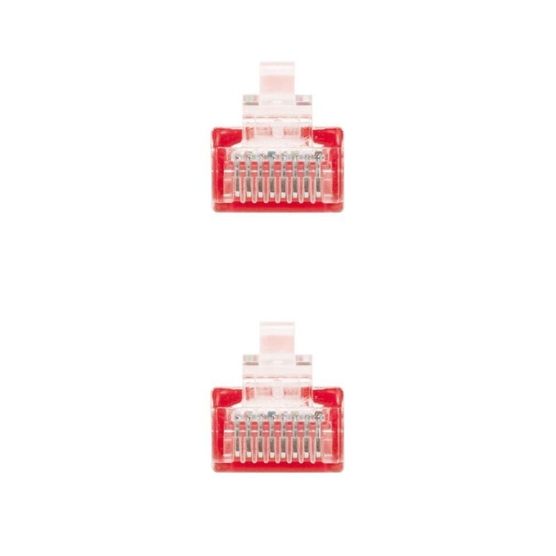 Cable de Red RJ45 UTP Nanocable 10.20.0403-R Cat.6/ 3m/ Rojo - изображение 3
