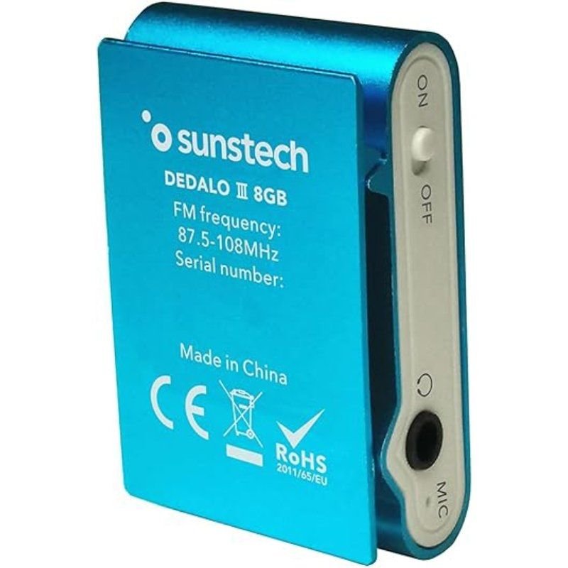 Reproductor MP3 Sunstech Dedalo III/ 8GB/ Radio FM/ Azul - изображение 2