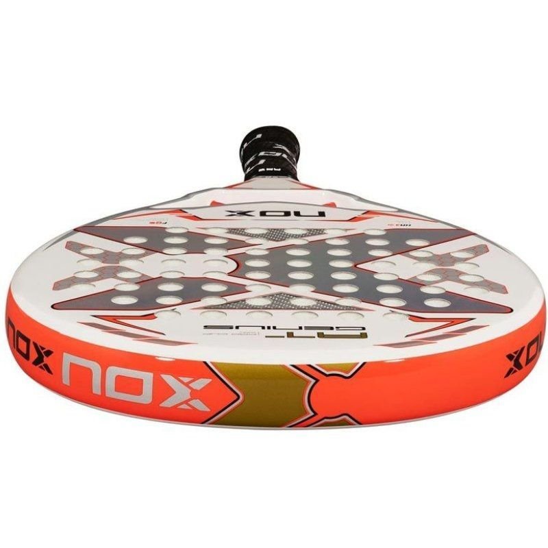 Pala de Pádel NoxSport AT Pro Cup 2024/ Blanca y Naranja - изображение 4