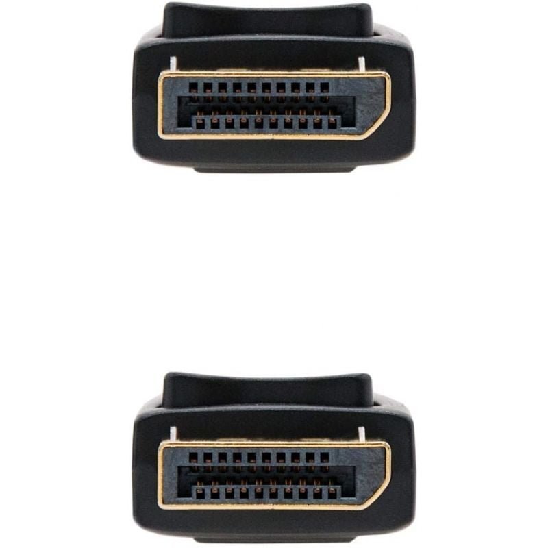 Cable DisplayPort 1.2 4K Nanocable 10.15.2301/ DisplayPort Macho - DisplayPort Macho/ 1m/ Negro - изображение 3