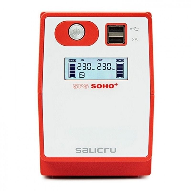 SAI Línea Interactiva Salicru SPS 500 SOHO+/ 500VA-300W/ 2 Salidas/ Formato Torre - изображение 2
