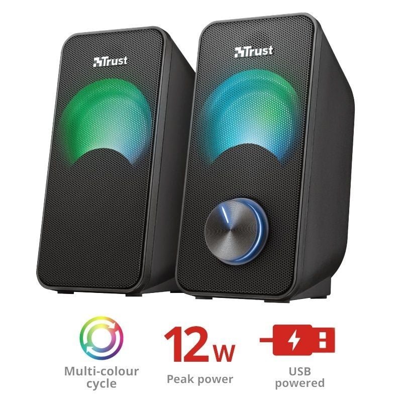 Altavoces Trust Arys RGB/ 12W/ 2.0 - изображение 3