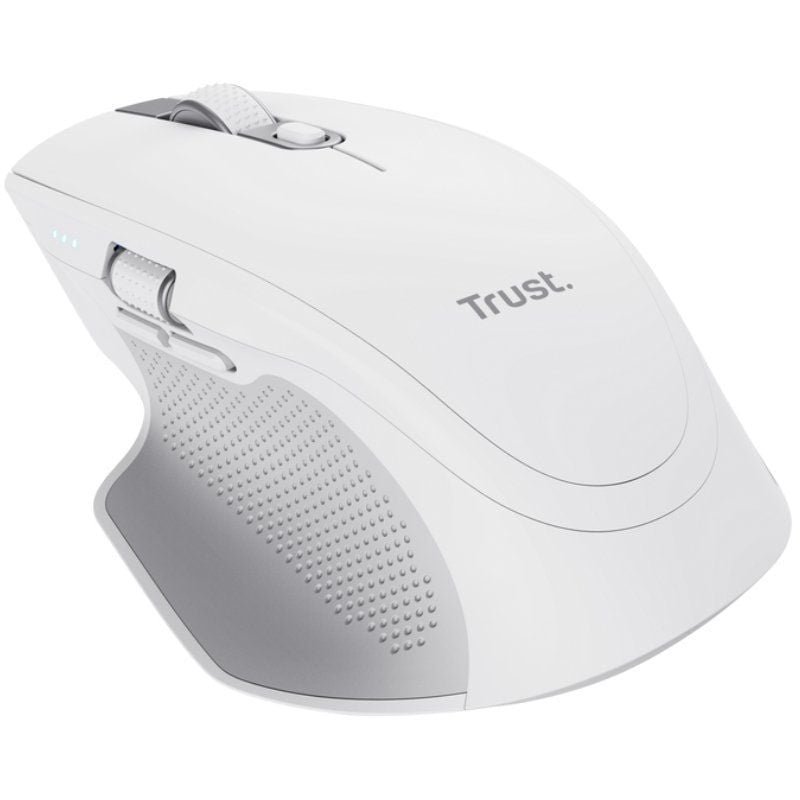 Ratón Inalámbrico por Bluetooth Trust Ozaa+/ Batería recargable/ Hasta 3200 DPI/ Blanco - изображение 2