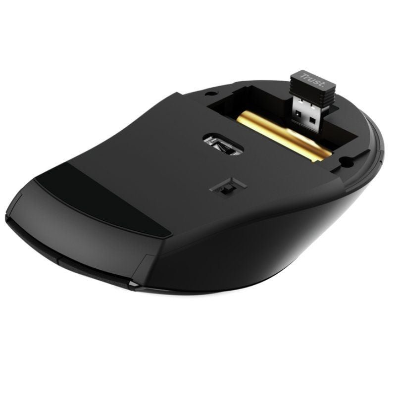 Ratón Inalámbrico Trust Sura/ Hasta 1200 DPI/ Negro - изображение 4