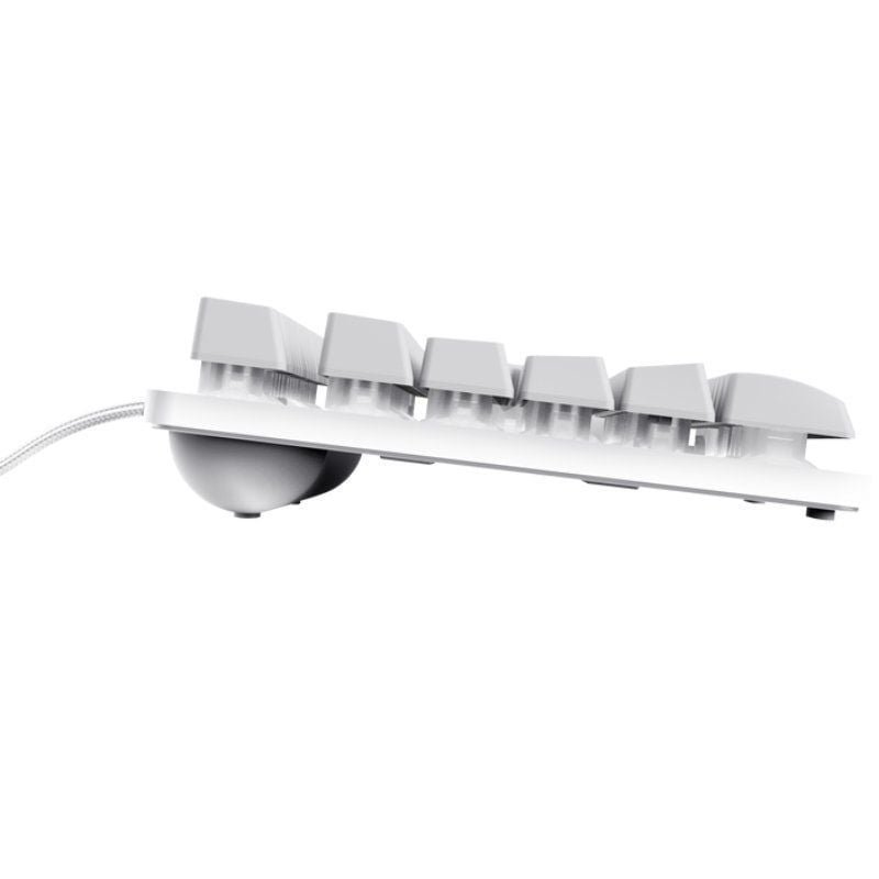 Teclado Gaming Trust Gaming GXT 833W Thado TKL/ Blanco - изображение 3
