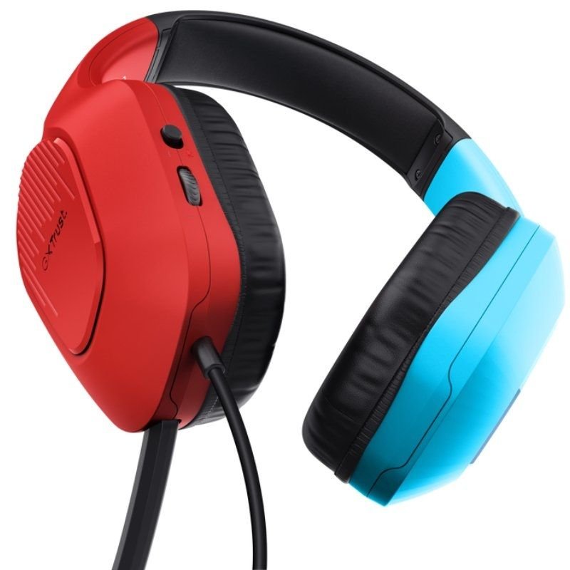 Auriculares Gaming con Micrófono Trust Gaming GXT 416S Zirox/ Jack 3.5/ Azules y Rojos - изображение 3