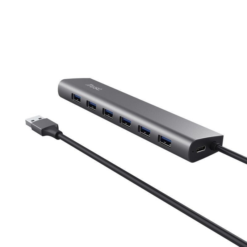 Hub USB 3.2 Gen1 Trust Halyx/ 7xUSB/ 1xUSB-C - изображение 3